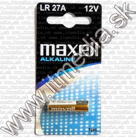Image of Maxell battery LR27A (MN27, 27A, A27s) Security 12v (IT10791)